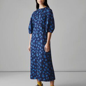 Toast UK Rounded Sleeve Painted Daisy Dress